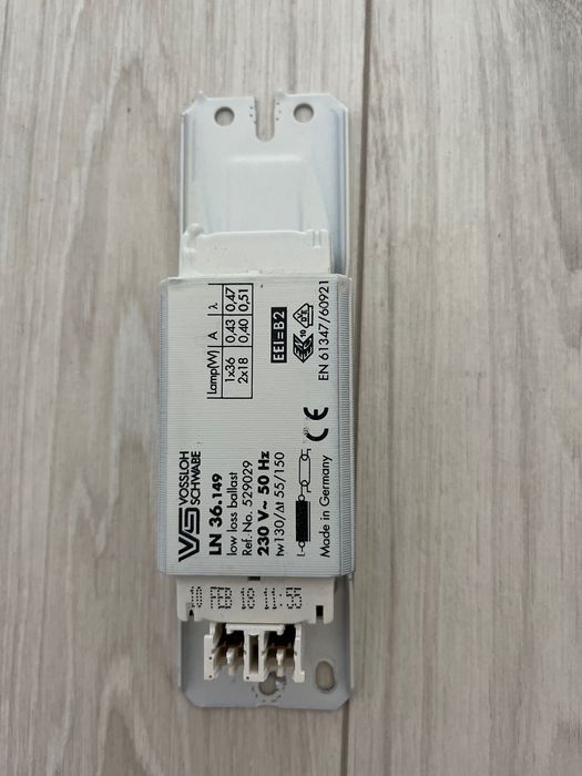 Droser tuburi fluorescente, putere max 36W Vossloh Schwabe