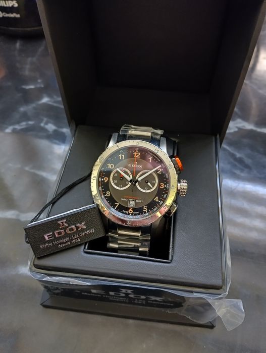 Edox Chronorally 1 Chronograph Едокс мъжки часовник