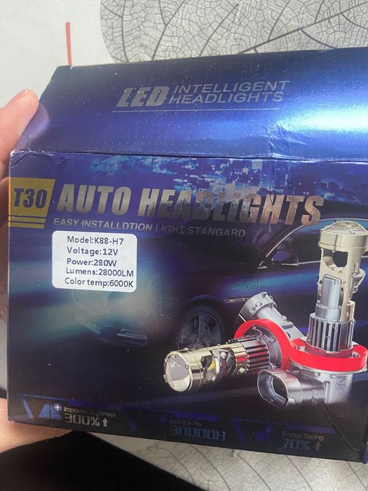 bec led cu lupa  280w