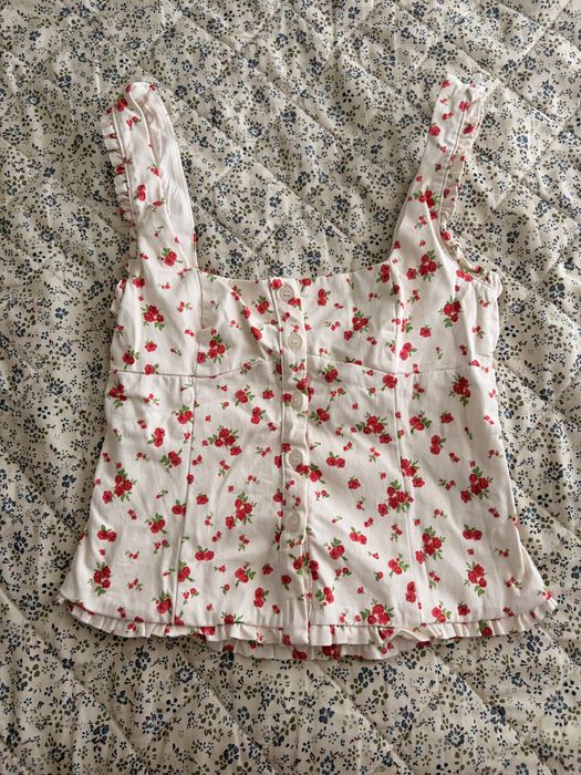 Топ с ягоди Zara