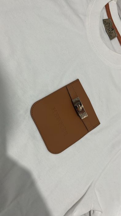 Tricou Hermes alb si negru