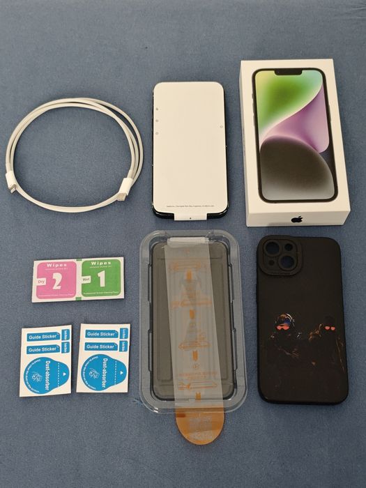 iPhone 14 Midnight 256GB - Full Box - Liber rețea