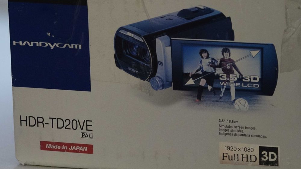 Sony HDR-TD20 видеокамера