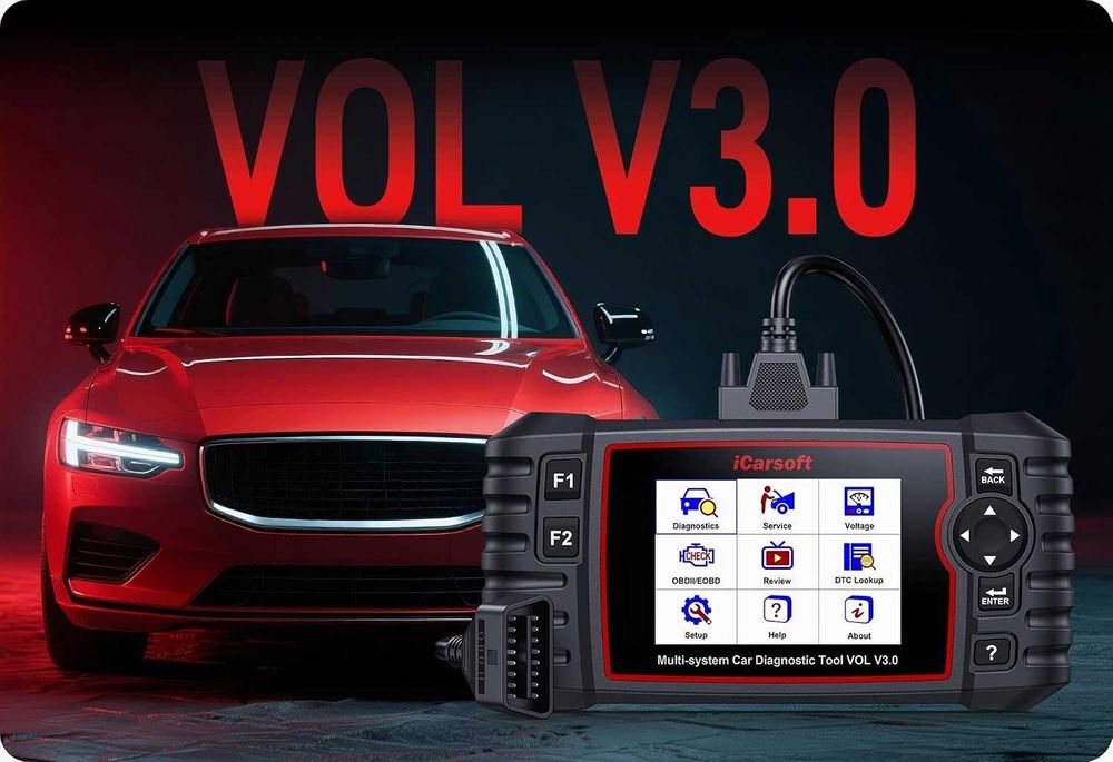 iCarsoft VOL V3.0 VOL Уред за диагностика на кола OBD2 съвместим с Volvo и Saab