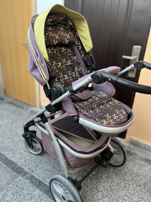 Комбинирана бебешка количка 3 в 1 Chipolino Up&Down + Кош за кола