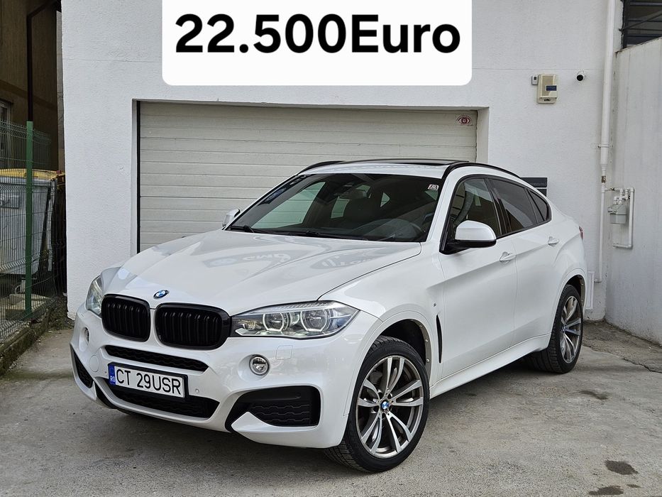 Bmw X6 3.0d 313cp/ M Pachet / Alb Perlat