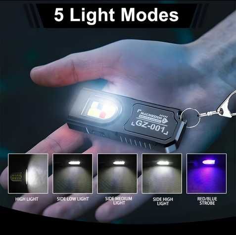 мини магнитно фенерче КЛЮЧОДЪРЖАТЕЛ