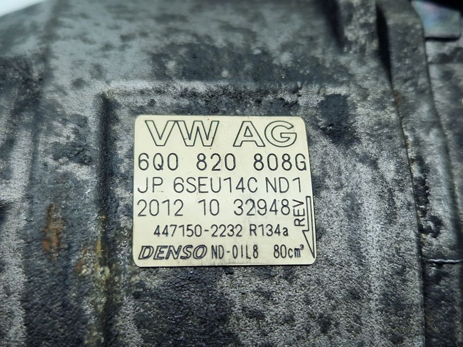 Compresor clima Volkswagen Polo (6R) [Fabr 2009-2016] 6Q0820808G 1.2 B