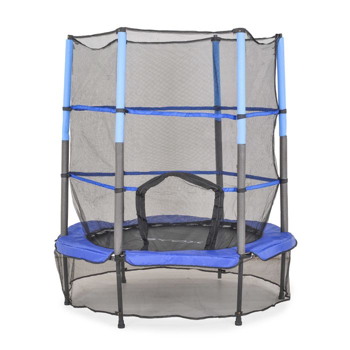 BYOX Батут с вътрешна мрежа HOP 4.5FT 140cm син