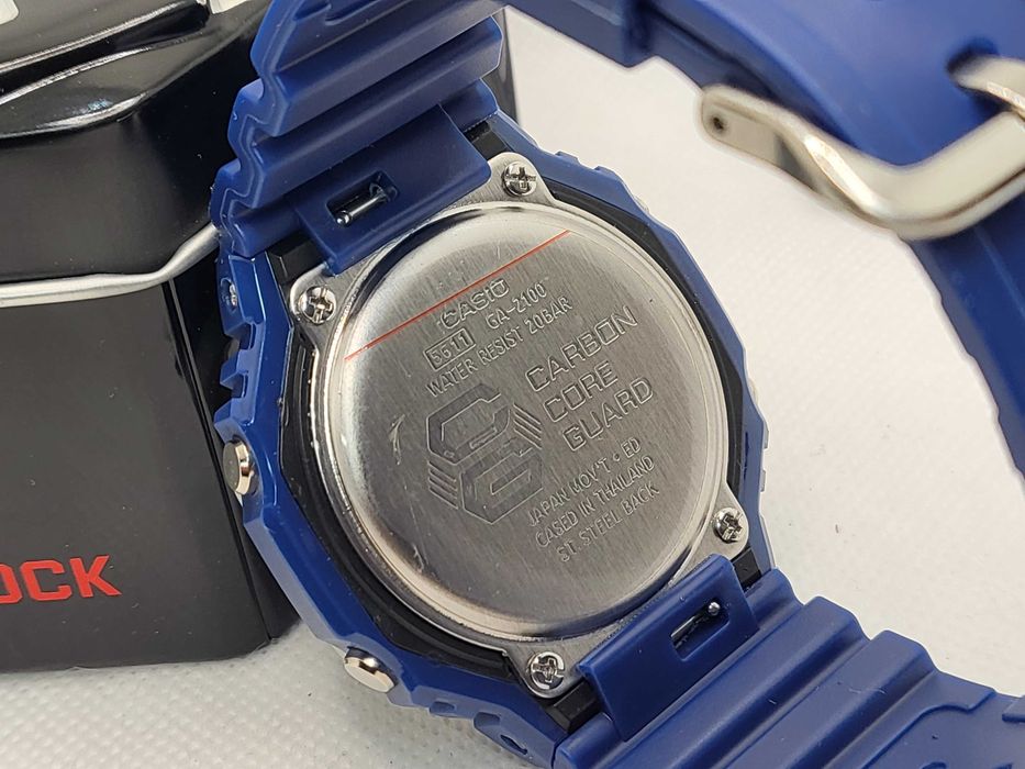 Ceas Sport Casio g shock ga 2110 ET-2AER, BOLD BLUE , Nou,Garantie 2 ani