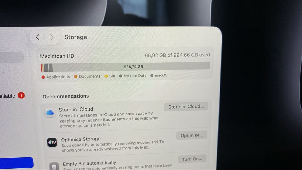 Vand MacBook Pro 16" M1 Max 64GB RAM 1TB Space Gray