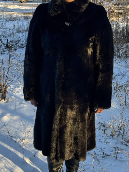 Норка шуба натуральный