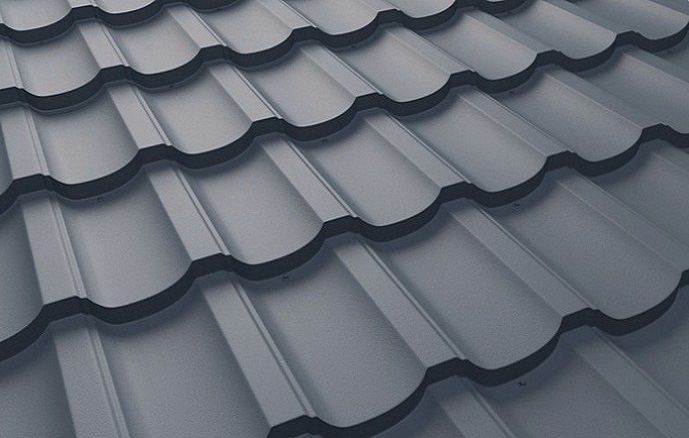 Металлочерепица, профлисты, водосток, карниз.