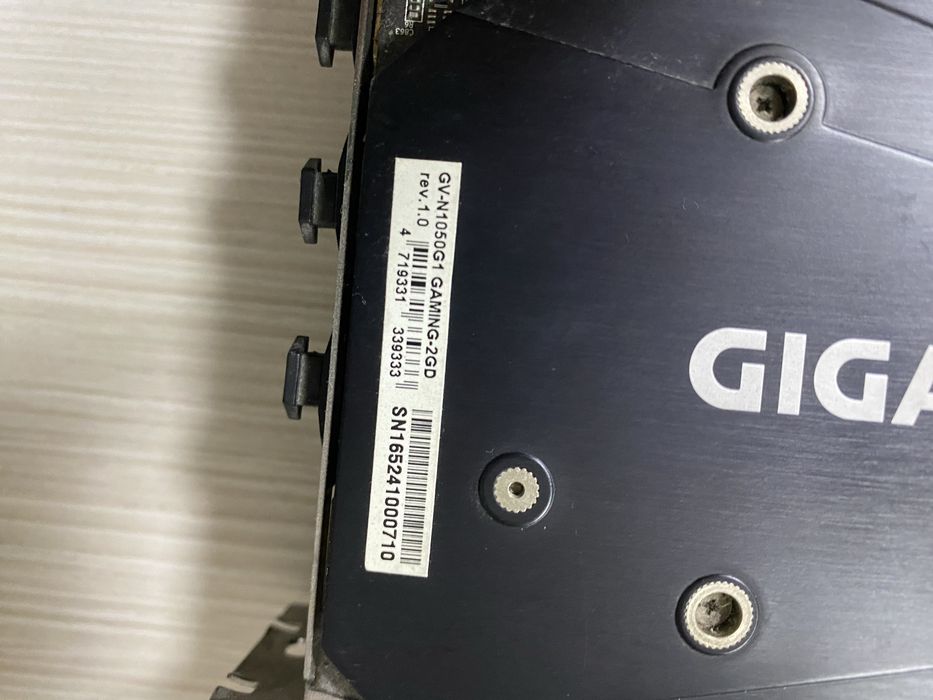GTX 1050 2gb, g1 gaming