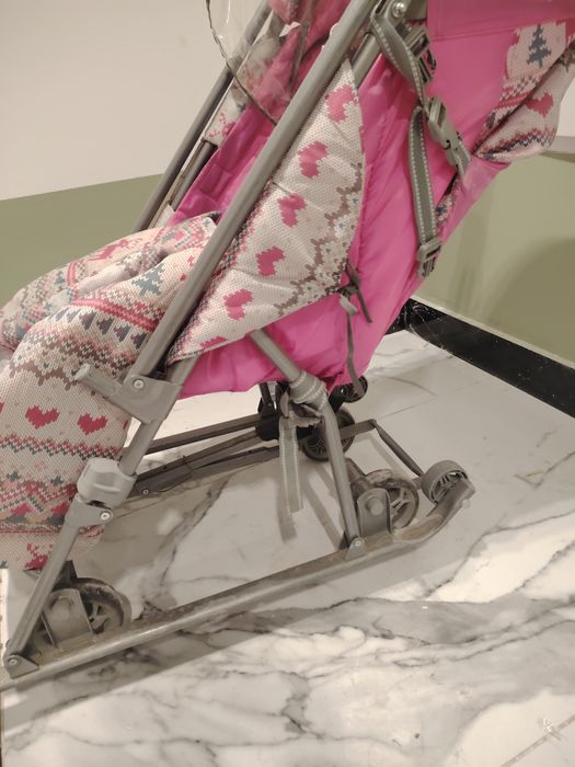 Санки с колесиком