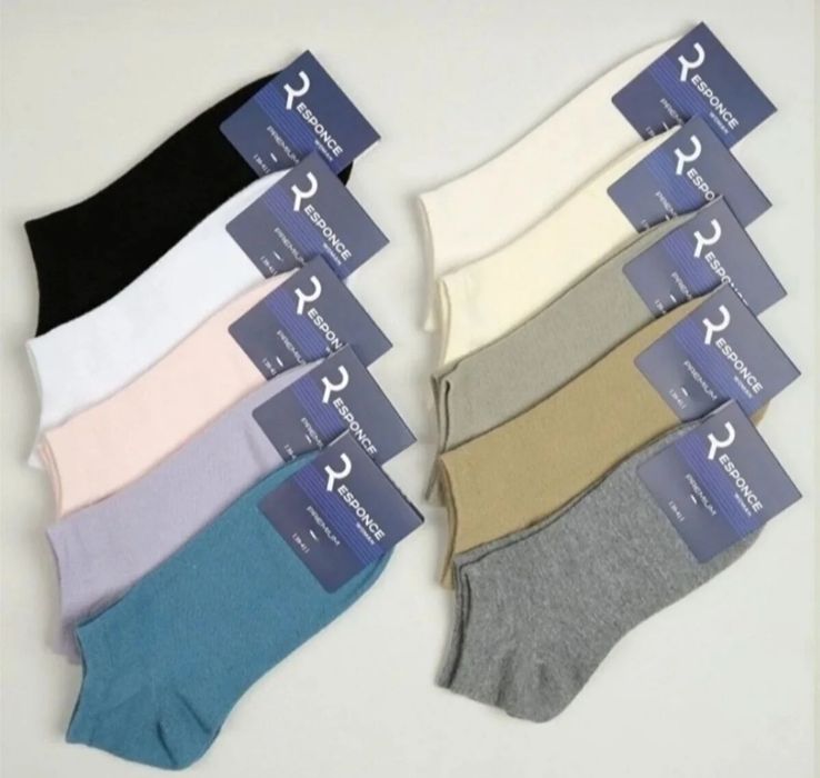 Ciorapi colorate din bumbac 50 perechi