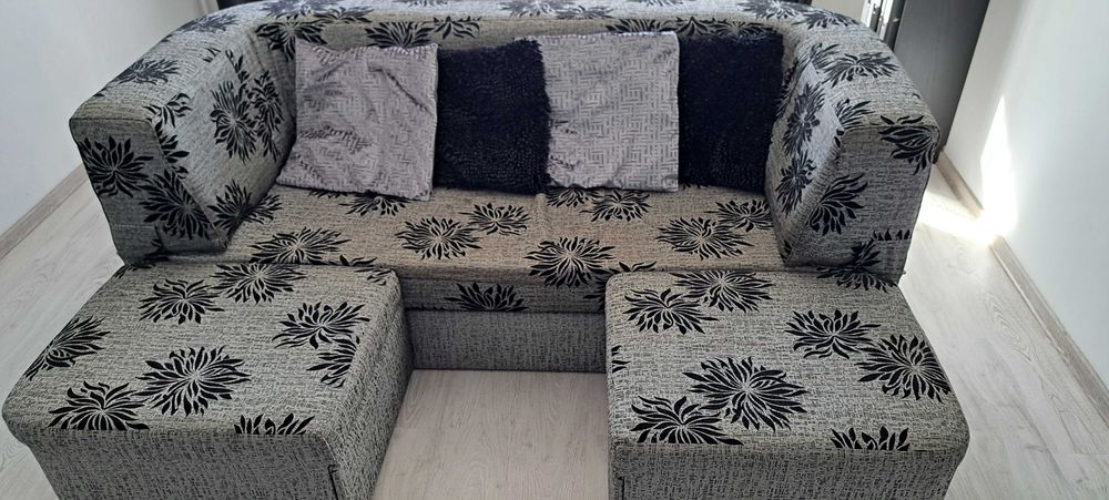 Canapea de sufragerie- Pat dormitor