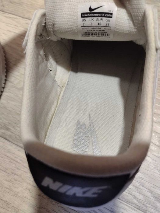 NIKE Classic Cortez Leather №40 бели