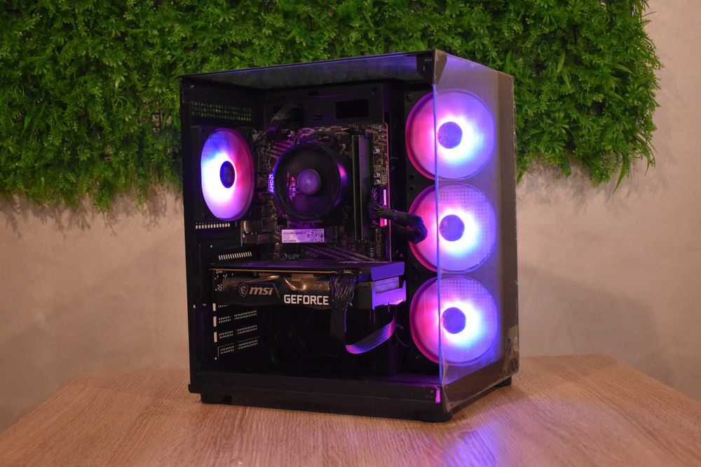 Геймърски Компютър Ryzen 5 5500 | RTX 3060TI | 16GB RAM | 256GB Ssd |