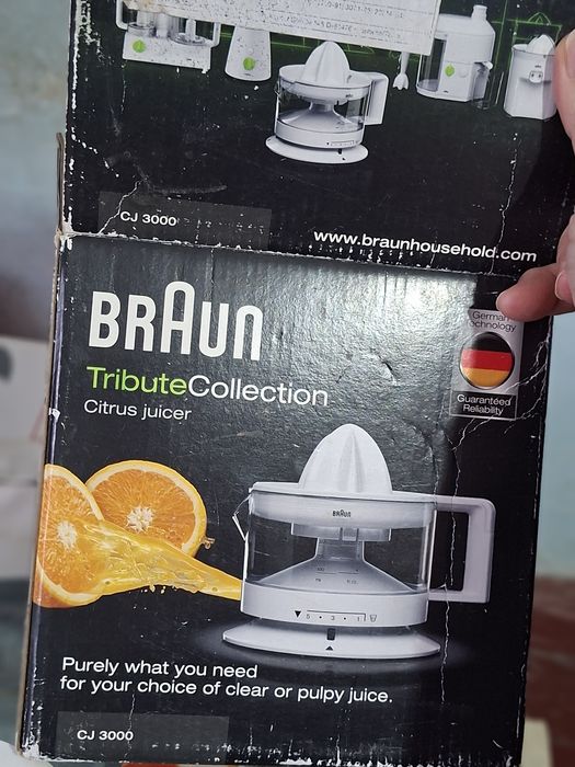 Цитрусовая соковыжималка фирмы BRAUN