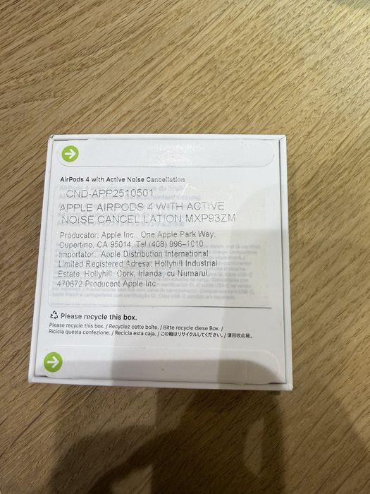 Air Pods 4 NOU, sigulat