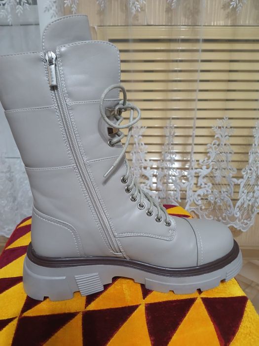 Ботинки (сапоги), натуральная кожа