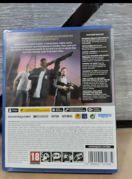 Продам диск ГТА 5