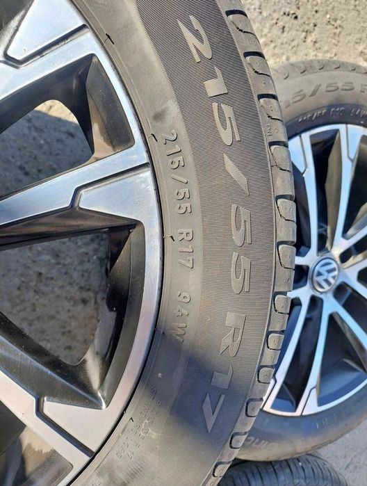Jante passat b8 215.55.17  Pirelli vară