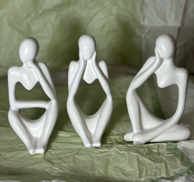 Статуэтки «мыслители». В наборе 3 штуки.