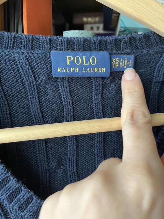 Дамки пуловер Polo Ralph Lauren, ХС, син