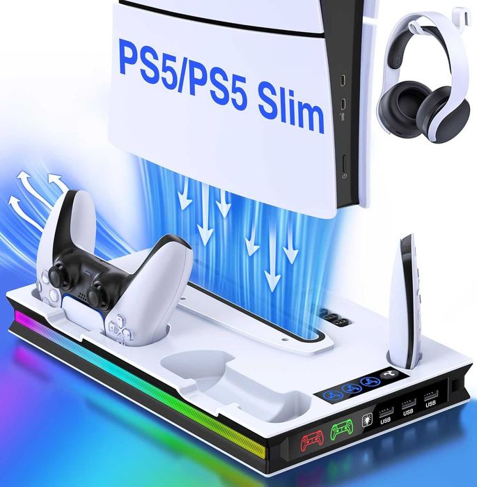 Suport PS5 cu lumină Rgb