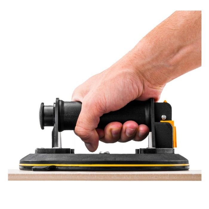Ventuza cu pompa de vid pentru placi si sticla, diametru 200 mm,