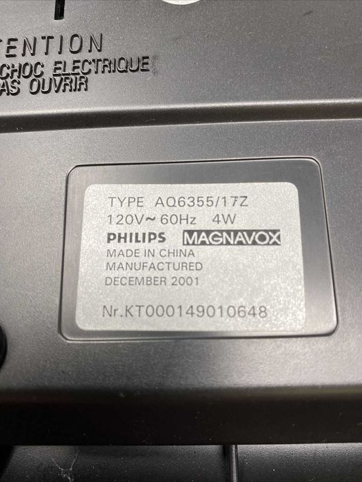 Преносим касетофон Philips Magnavox -AQ6355 ,за колекционери,работи