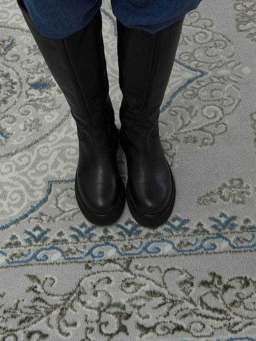 Сапоги эко кожей