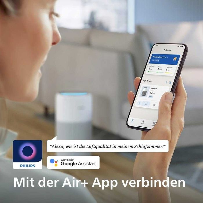 Нов Пречиствател за Въздух Philips PureProtect AC2210/10, Площ до 104m², Quiet 2200, 2 години Гаранция