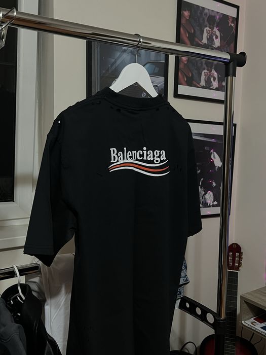 Vand tricou balenciaga negru