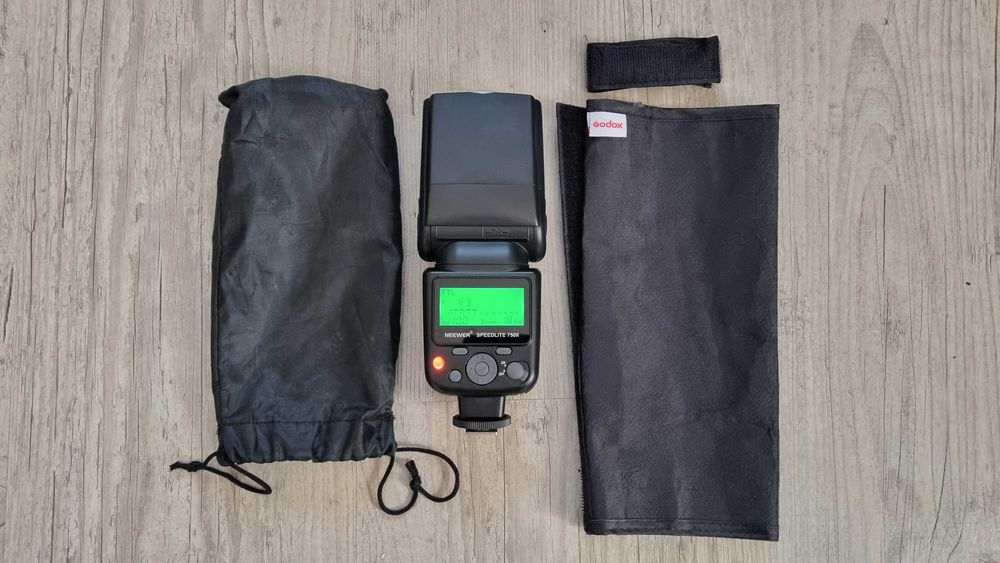 Blitz/ Flash Speedlite Neewer 750II iTTL Nikon Bouncer/ Difuser / Husa