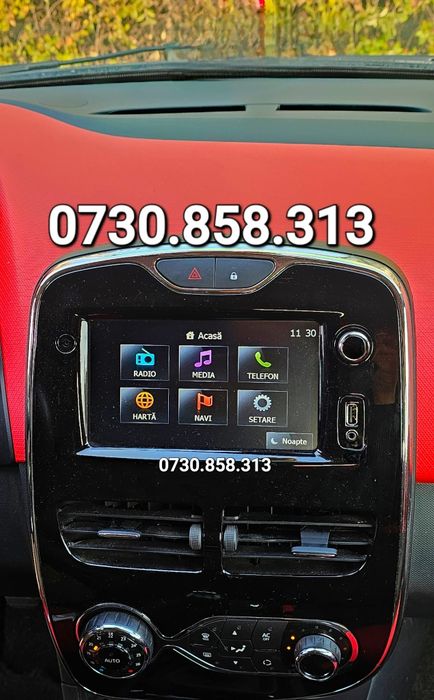 Funcții Renault Clio 4 activare camera marșarier + montaj , harta navi