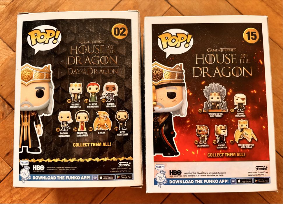 2 бр. Funko Pop House of the dragon Viserys Targaryen