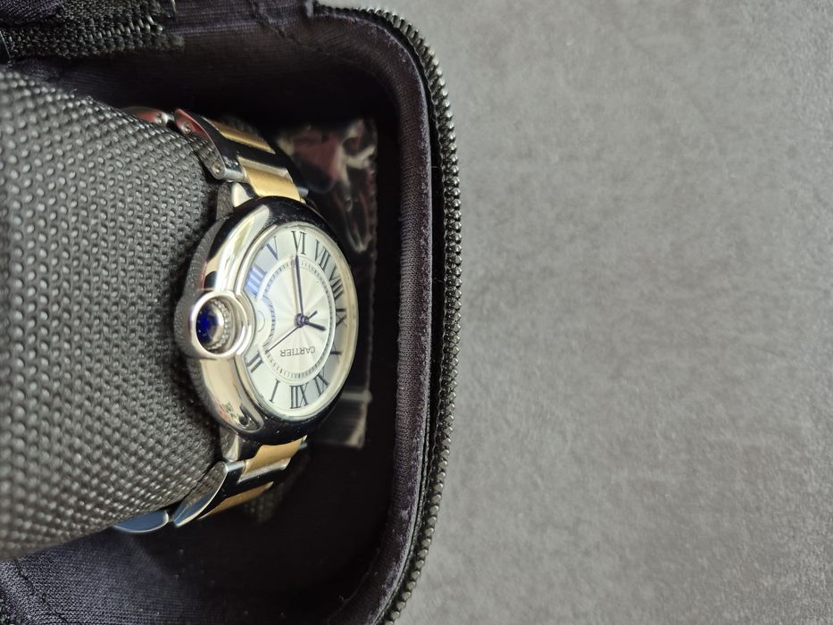 Дамски Часовник Cartier Ballon Bleu 42mm Gold and steel