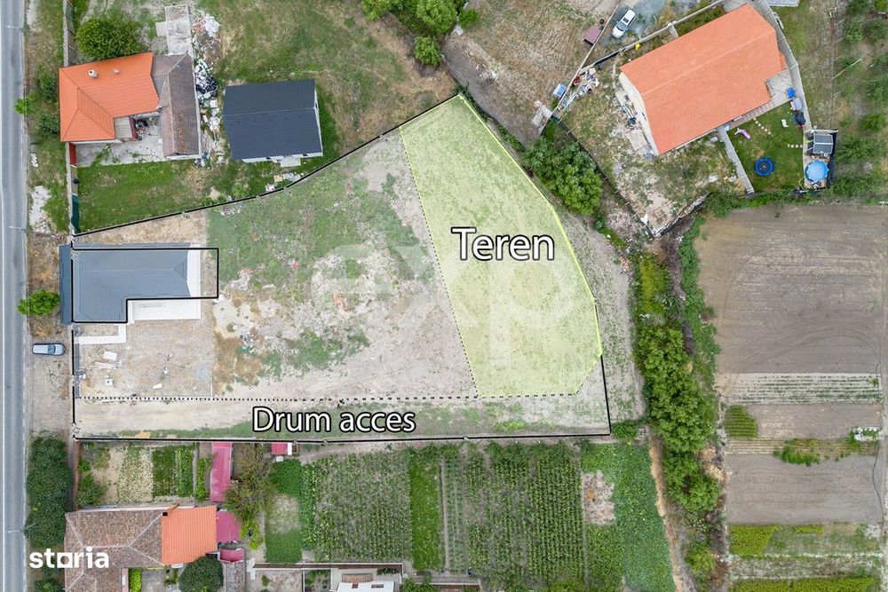  Teren intravilan de vanzare in Utvin – 749 mp | Toate utilitatil