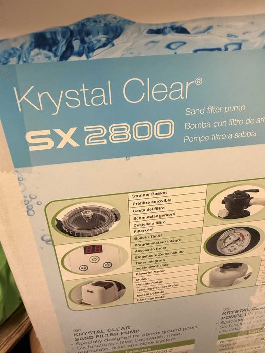 Piscina cu Sistem de filtrare cu nisip Krystal Clear SX2800 Intex
