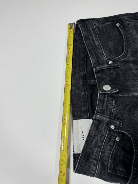 Blugi H&M loose baggy vinatge Y2K washed black