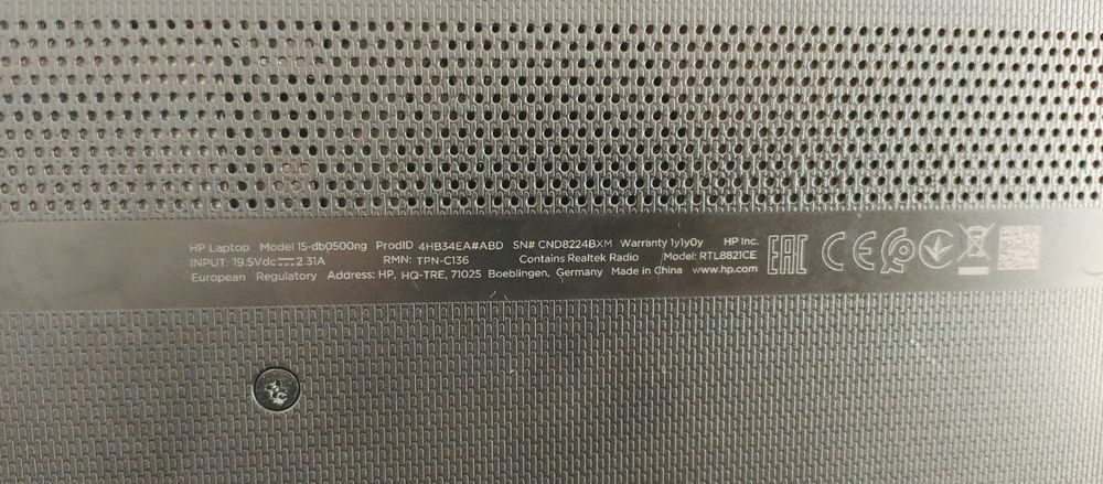 Laptop HP, în stare bună din punct de vedere estetic