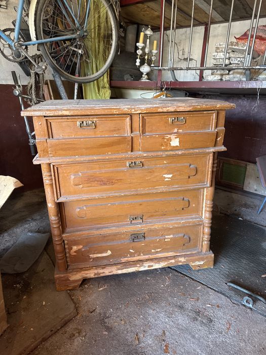 Комод деревянный винтажный