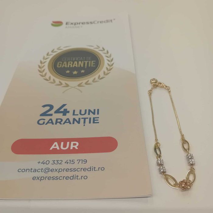 Bratara aur 14k 3.47g (ag49 Esplanada) b.5321.3 * 2 ani garantie