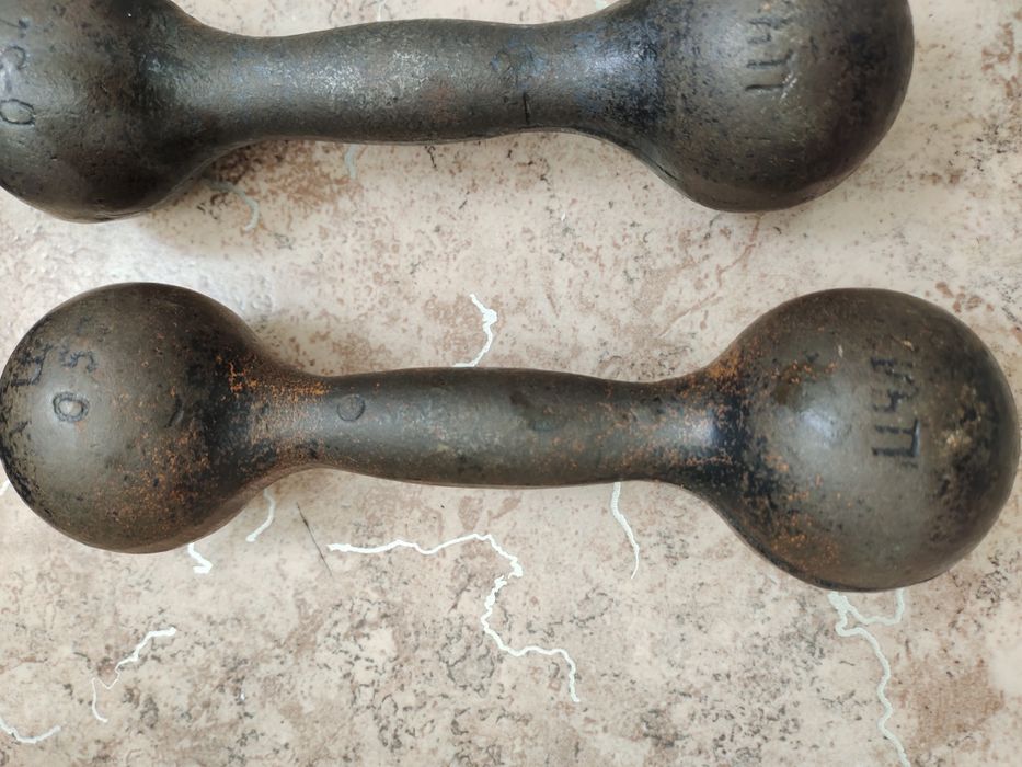 Продам советские гантели