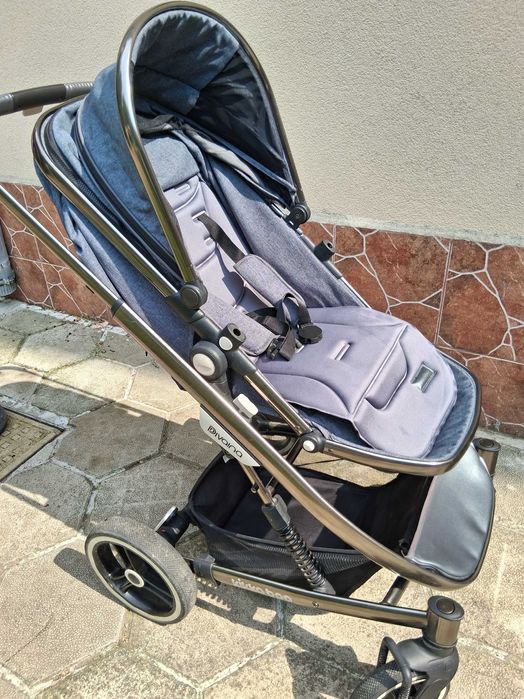 Бебешка количка 3в1 + адаптери за кошче за кола Kikka Boo Divaina