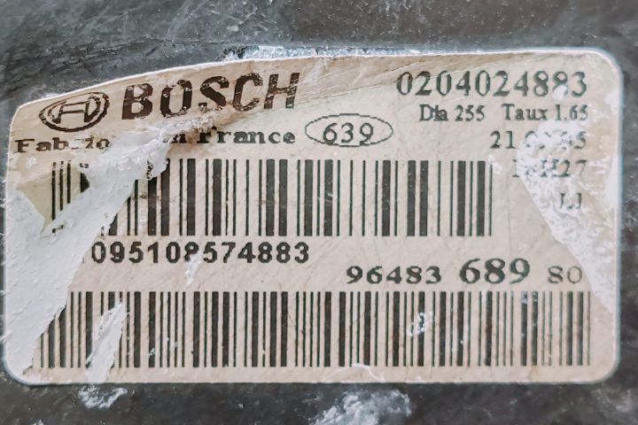 Tulumba servofrana 9648368980 Citroen C4 prima generatie seria