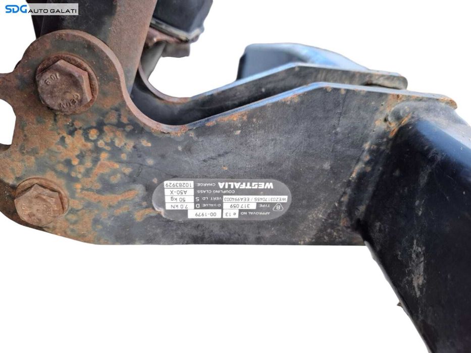 Cui Carlig Tractare Remorcare Complet cu Priza si Instalatie Electrica Skoda Fabia 1 Break Combi 2000 - 2007 [LC0365]